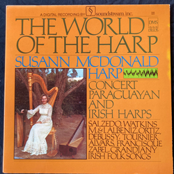 Susann McDonald The World Of The Harp Vinyl LP USED