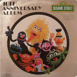 Sesame Street 10th Anniversary Album Vinyl LP USED
