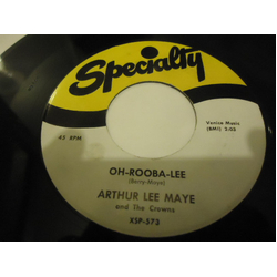 Arthur Lee Maye & The Crowns Oh-Rooba-Lee Vinyl 7" USED