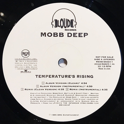 Mobb Deep Temperature's Rising / Still Shinin' Vinyl 12" USED