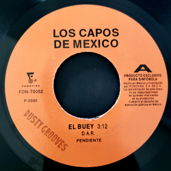Los Capos De Mexico El Buey Vinyl 7" USED