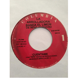 La Arrolladora Banda El Limón Cuéntame / Mis Recuerdos Vinyl 7" USED
