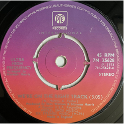 Ultra High Frequency We're On The Right Track Vinyl 7" USED