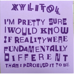 Xylitol (2) I’m Pretty Sure I Would Know If Reality Were Fundamentally Different Than I Perceived It To Be EP Vinyl 7" USED
