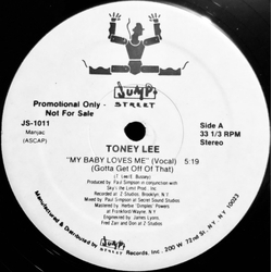 Toney Lee My Baby Loves Me Vinyl 12" USED