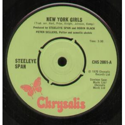 Steeleye Span New York Girls Vinyl 7" USED