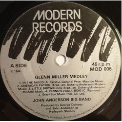 John Anderson Big Band Glenn Miller Medley / Scot's Medley Vinyl 7" USED