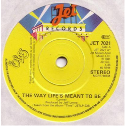 Electric Light Orchestra The Way Life's Meant To Be Vinyl 7" USED