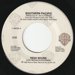 Southern Pacific Reno Bound Vinyl 7" USED