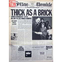 Jethro Tull Thick As A Brick Vinyl LP USED