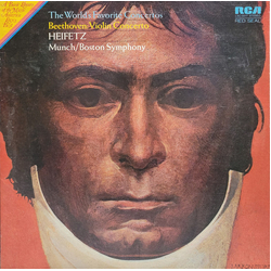 Ludwig van Beethoven / Jascha Heifetz / Charles Munch / Boston Symphony Orchestra The World's Favorite Concertos (Violin Concerto) Vinyl LP USED