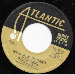 Billy Vera / Robert & Johnny With Pen In Hand / You're Mine USED VINYL 7INCH 45 RPM SINGLE REISSUE