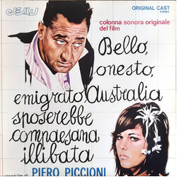 Piero Piccioni Bello, Onesto, Emigrato Australia, Sposerebbe Compaesana Illibata (Colonna Sonora Originale Del Film) Vinyl LP USED