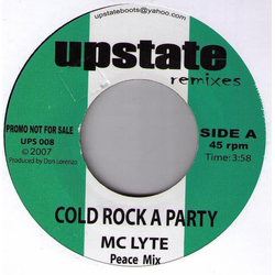 MC Lyte / Beenie Man Cold Rock A Party / King Of The Dancehall Vinyl 7" USED