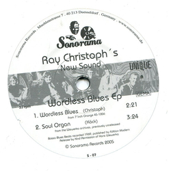 Ray Christoph's New Sound Wordless Blues Ep Vinyl 7" USED