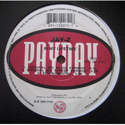 Jay-Z In My Lifetime Vinyl 12" USED