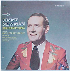 Jimmy C. Newman Jimmy Newman Sings Country Songs Vinyl LP USED