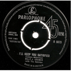 Billy J. Kramer & The Dakotas I'll Keep You Satisfied Vinyl 7" USED