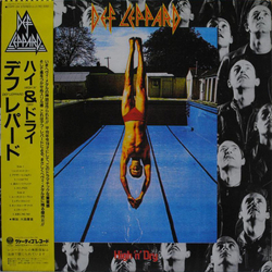 Def Leppard High 'N' Dry Vinyl LP USED