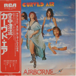 Curved Air Airborne Vinyl LP USED