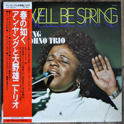 Ann Young / Yuji Ohno Trio As Well Be Spring Vinyl LP USED