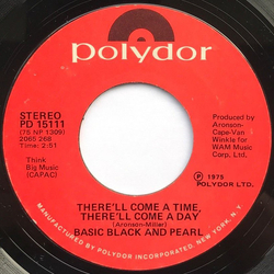 Basic Black And Pearl There'll Come A Time, There'll Come A Day Vinyl 7" USED