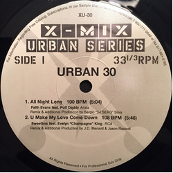 Various X-Mix Urban Series 30 Vinyl 12" USED