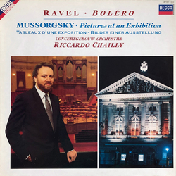 Maurice Ravel / Modest Mussorgsky / Concertgebouworkest / Riccardo Chailly Boléro / Pictures At An Exhibition Vinyl LP USED