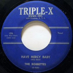 The Bobbettes Have Mercy Baby / Dance With Me Georgie Vinyl 7" USED
