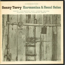 Sonny Terry Harmonica & Vocal Solos Vinyl LP USED