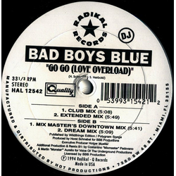 Bad Boys Blue Go Go (Love Overload) Vinyl 12" USED