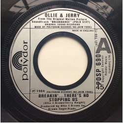 Ollie And Jerry Breakin'...There's No Stopping Us Vinyl 7" USED