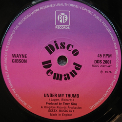 Wayne Gibson Under My Thumb Vinyl 7" USED