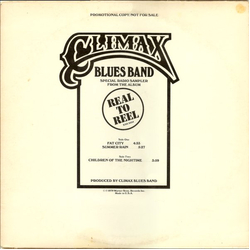 Climax Blues Band Special Radio Sampler From The Album "Real To Reel" Vinyl 12" USED
