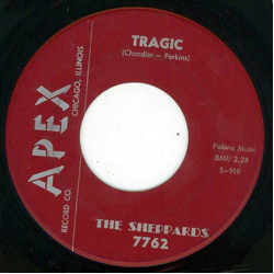 The Sheppards Tragic / Feel Like Lovin Vinyl 7" USED