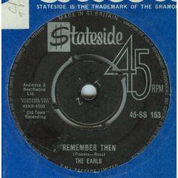 The Earls Remember Then Vinyl 7" USED