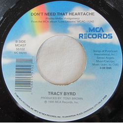 Tracy Byrd Love Lessons Vinyl 7" USED