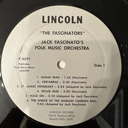 Jack Fascinato Fascinators Vinyl LP USED