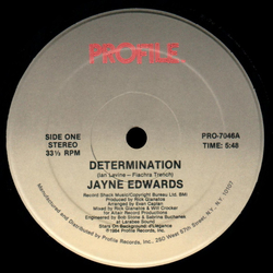 Jayne Edwards Determination / It Should Have Been Me Vinyl 12" USED