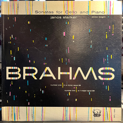 Johannes Brahms Sonatas For Cello And Piano Vinyl LP USED