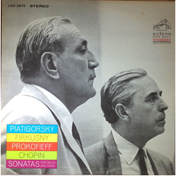 Gregor Piatigorsky / Rudolf Firkušný / Sergei Prokofiev / Frédéric Chopin Sonatas For Cello And Piano Vinyl LP USED