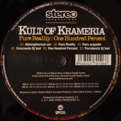 Kult Of Krameria Pure Reality / One Hundred Percent Vinyl 12" USED