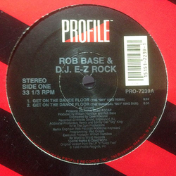 Rob Base & DJ E-Z Rock Get On The Dance Floor Vinyl 12" USED