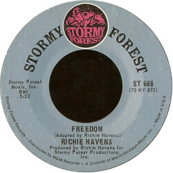 Richie Havens Freedom / Handsome Johnny VINYL 7" USED