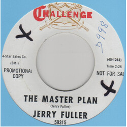 Jerry Fuller The Man In Black / The Master Plan Vinyl 7" USED