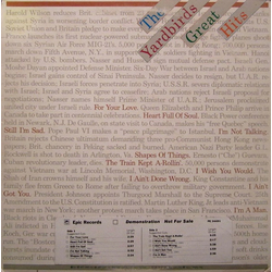The Yardbirds Great Hits Vinyl LP USED