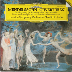 Felix Mendelssohn-Bartholdy / Claudio Abbado / London Symphony Orchestra Mendelssohn - Ouvertüren Vinyl LP USED