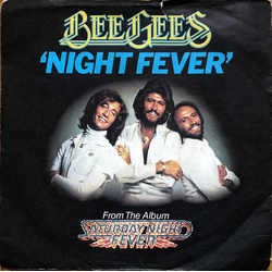 Bee Gees Night Fever Vinyl 7" USED