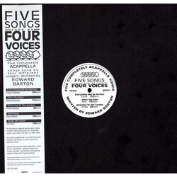 Edward Barton Five Songs Sung By Four Voices Vinyl 12" USED