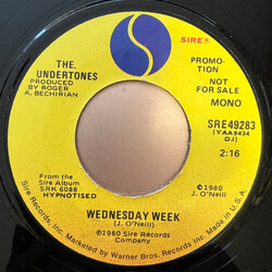 The Undertones Wednesday Week USED VINYL 7INCH SINGLE 45 RPM PROMO
